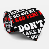 grappige leraar stropdas (Opgerold)