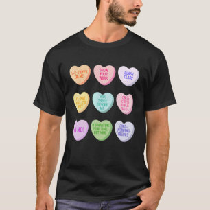 Grappige leraar Valentijnsdag Gesprek Hart Sc T-shirt