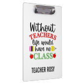 Grappige leraar waardering geschenken klemborden (Rechts)