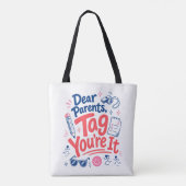 Grappige leraar zomer citaat tote bag (Achterkant)