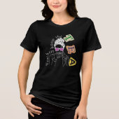 Grappige leraren citaat - leraren kennen de thee Tri-Blend shirt (Voorkant)