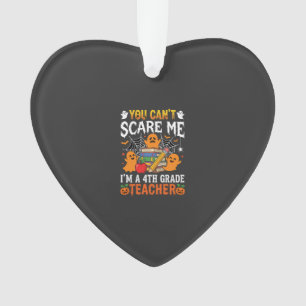 Grappige leraren Halloween geest 4de klas Ornament