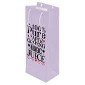 Grappige leraren magische sortering sap wijn cadeautas (Achterkant Gekanteld)