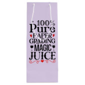 Grappige leraren magische sortering sap wijn cadeautas (Achterkant)