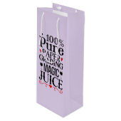 Grappige leraren magische sortering sap wijn cadeautas (Voorkant Gekanteld)