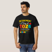 Grappige lerarenpensioneringsklas van 2026 aftelle t-shirt (Voorkant volledig)