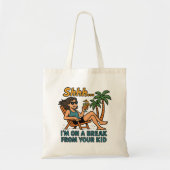 Grappige lerarenvakantie tote bag (Voorkant)