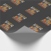 Grappige lerares vierde klas Halloween geest Cadeaupapier (Hoek)