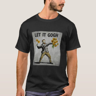 Grappige Let It Gogh Vincent Van Gogh Sterrennacht T-shirt