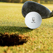 Grappige Let's Par-Tee Golfbal Golfballen