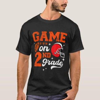Grappige Let's Play Voetbalspeler Groep 4 Terug Na T-shirt