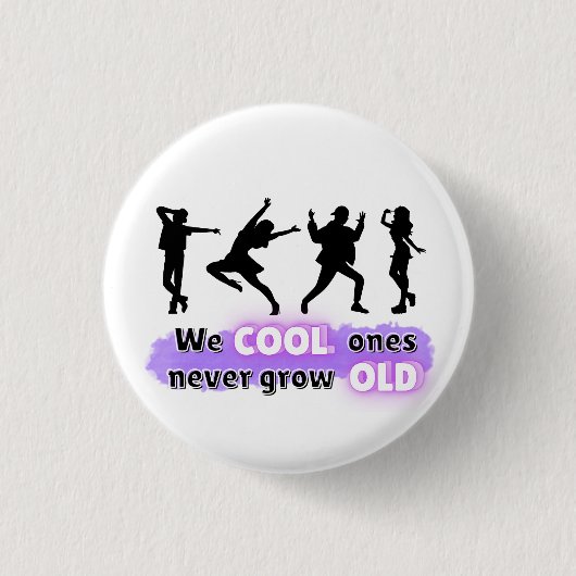 Grappige Leuk Spreuk Ronde Button 3,2 Cm (Voorkant)