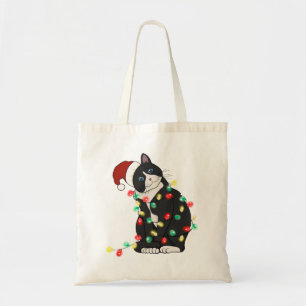 Grappige Leuke Catmas Kat Tote Bag