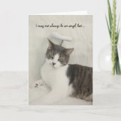 Grappige/Leuke Engel Kaart (Voorkant)