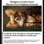 Grappige & Leuke Papillon Hond Portret CQ2 Decoupa Tissuepapier