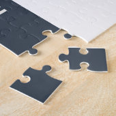 grappige, leuke sneeuwman op maat van kinderen legpuzzel (Zijkant)