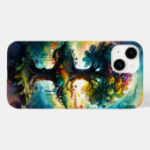 Grappige levensboom met sarcastische citaten esthe Case-Mate iPhone case (Achterkant (horizontaal))