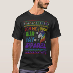 Grappige LGBT Don We Nu Onze Gay Kleding Rainbow G T-shirt