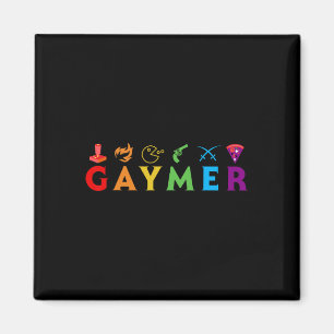 Grappige LGBT Pride Gay Gamer Videogame Lover Magneet