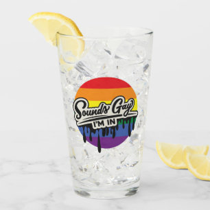 Grappige LGBTQ   Klinkt homo, ik doe mee   Regenbo Glas
