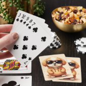 Grappige Lhasa Apso Kawaii Hond Pokerkaarten (Insitu)