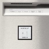 Grappige lichtschakelaar ingeschakeld magneet (Insitu (Vaatwasser))