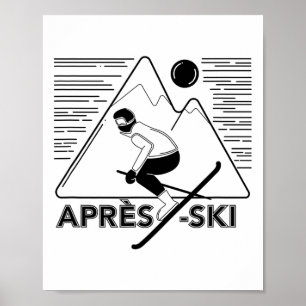 Grappige Liefde Apres Ski - Geweldig Geschenk voor Poster