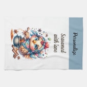 Grappige liefde citaat Schattigee kip koken Theedoek (Horizontaal)