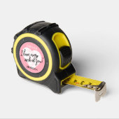 Grappige liefde door de inch hart rolmaat (Hoek)