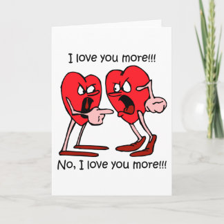 Grappige liefde feestdagen kaart