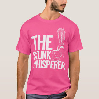 Grappige liefde stinkt de stinkdier fluisteraar t-shirt