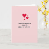 Grappige Liefdeskaart Zonder Breuk Kaart (Gele Bloem)