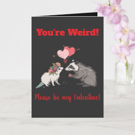 Grappige liefdevolle valentijnsshirt kaart