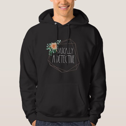 Grappige liefhebber van ware misdaad Moordshows ei Hoodie (Voorkant)