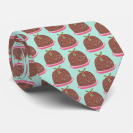 Grappige liefste Kerstpudding Vakantie Stropdas