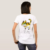 Grappige Lieve Autistische Hondenstrip T-shirt (Achterkant volledig)