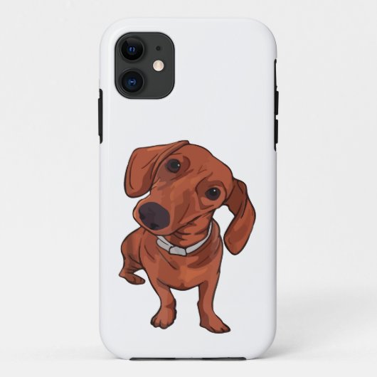 Grappige lieve hond, hondenliefhebber, hondenbezit Case-Mate iPhone case (Achterkant)