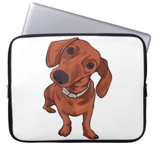 Grappige lieve hond, hondenliefhebber, hondenbezit laptop sleeve