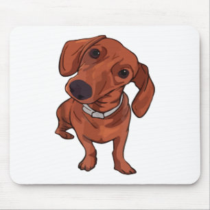 Grappige lieve hond, hondenliefhebber, hondenbezit muismat