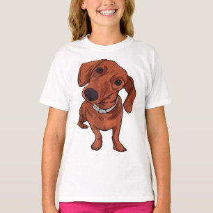 Grappige lieve hond, hondenliefhebber, hondenbezit t-shirt