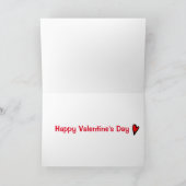 Grappige Lieve Jongen Meisje Valentijnsdag Kaart (Binnen)