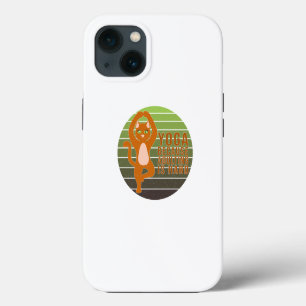 Grappige lieve kat die yoga doet. Grappig yoga ont iPhone 13 Hoesje