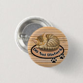Grappige lieve kat ronde button 3,2 cm (Voorkant /achterkant)