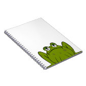 Grappige lieve kikker notitieboek (Rechterzijde)
