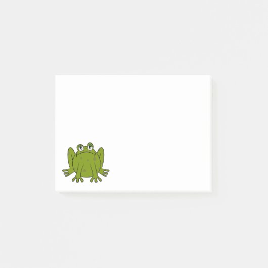 Grappige lieve kikker post-it® notes (Voorkant)