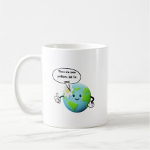Grappige Lieve Planeet Aarde Het Gaat Goed Motiver