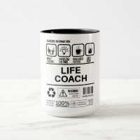 Grappige Life Coach Handling Informatie