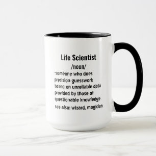 Grappige Life Scientist Definitie geschenken Mok