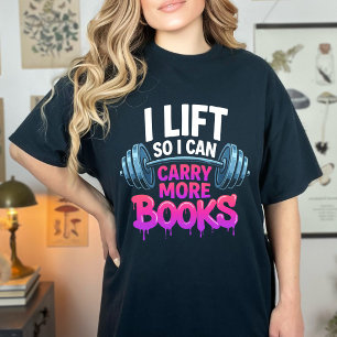 Grappige Lift Dus Ik Kan Meer Boeken Lezer T-shirt