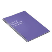 Grappige Lijst van Lichamen Begraven in het Bos Notitieboek (Rechterzijde)